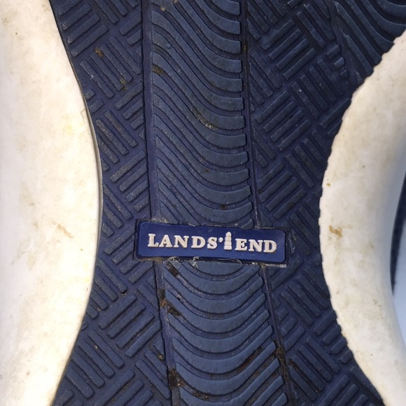 Lands' End 98109 Women’s Solid Blue Suede Slip On Casual Shoes Sneakers Size 10B - Picture 5 of 9